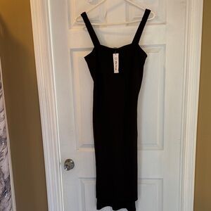 Chic Black Midi Dress